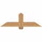 Ekena Millwork Eugene Smooth Timber Gable Bracket, Western Red Cedar, 48"W x 16"H x 3 1/2"D x 5 1/2"F, 8/12 Pitch GBW048X16X0406EUG00SWR - alternate 1